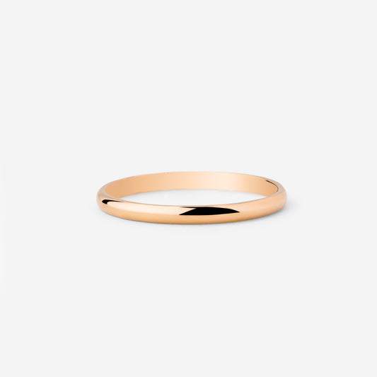 Fine Line Anello Oro Rosa