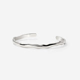 Flowing Bangle Argento