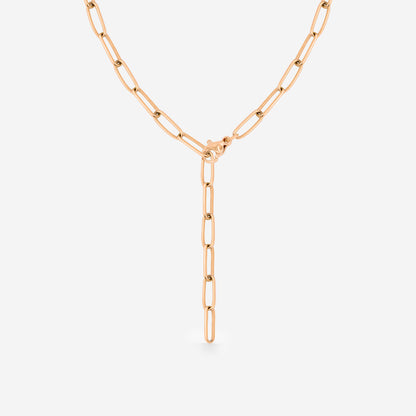 Honey Y-Collana Oro Rosa