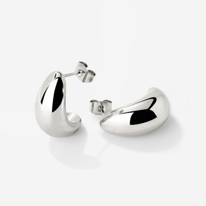 Huggie Orecchini Argento