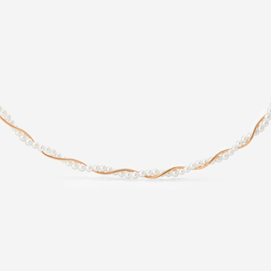 Infinite Bonding Collana Oro Rosa