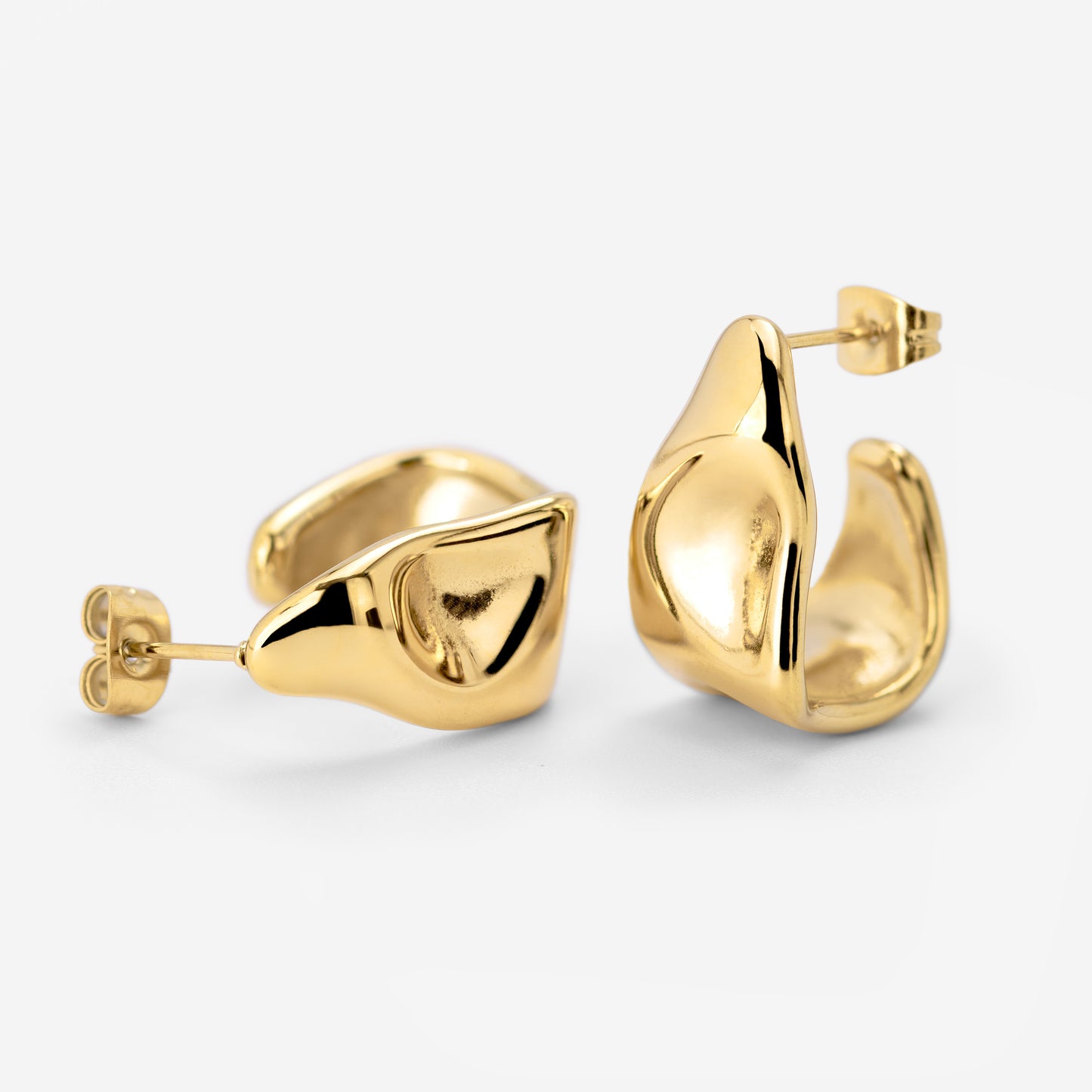 Liquid Shape Orecchini Oro