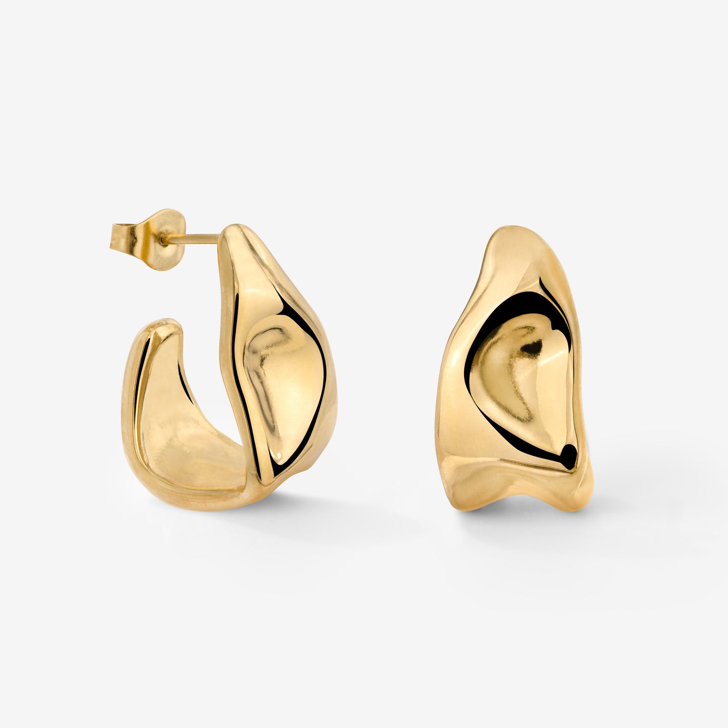 Liquid Shape Orecchini Oro