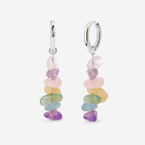 Luminous Lisy Hoop Set Small Argento