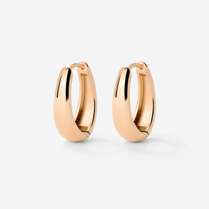 Seeker Hoops Oro Rosa