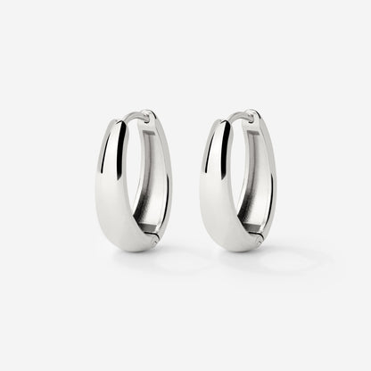 Seeker Hoops Argento