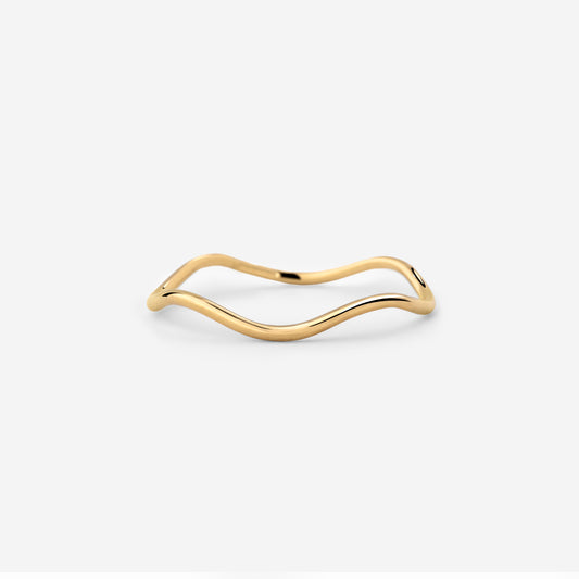 Slim Wave Anello Oro