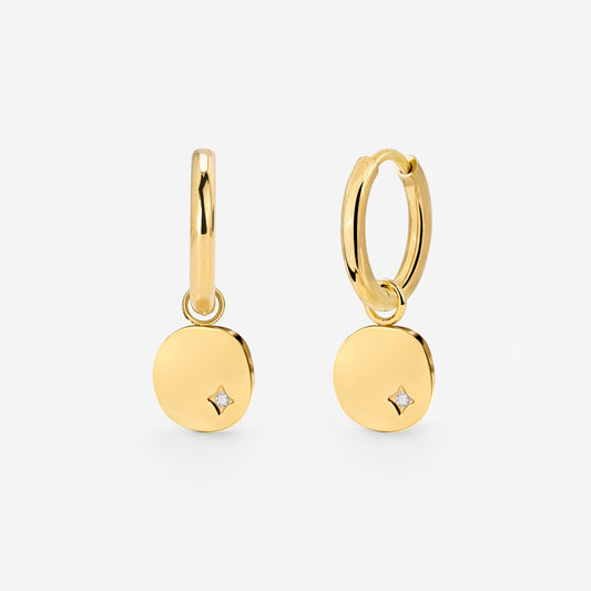 Spring Bling Hoop Set Small Oro