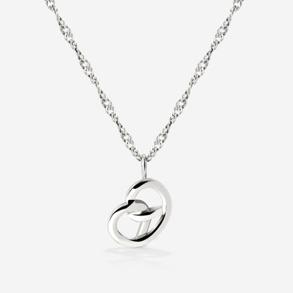Bedazzle my Pretzel Collana Argento