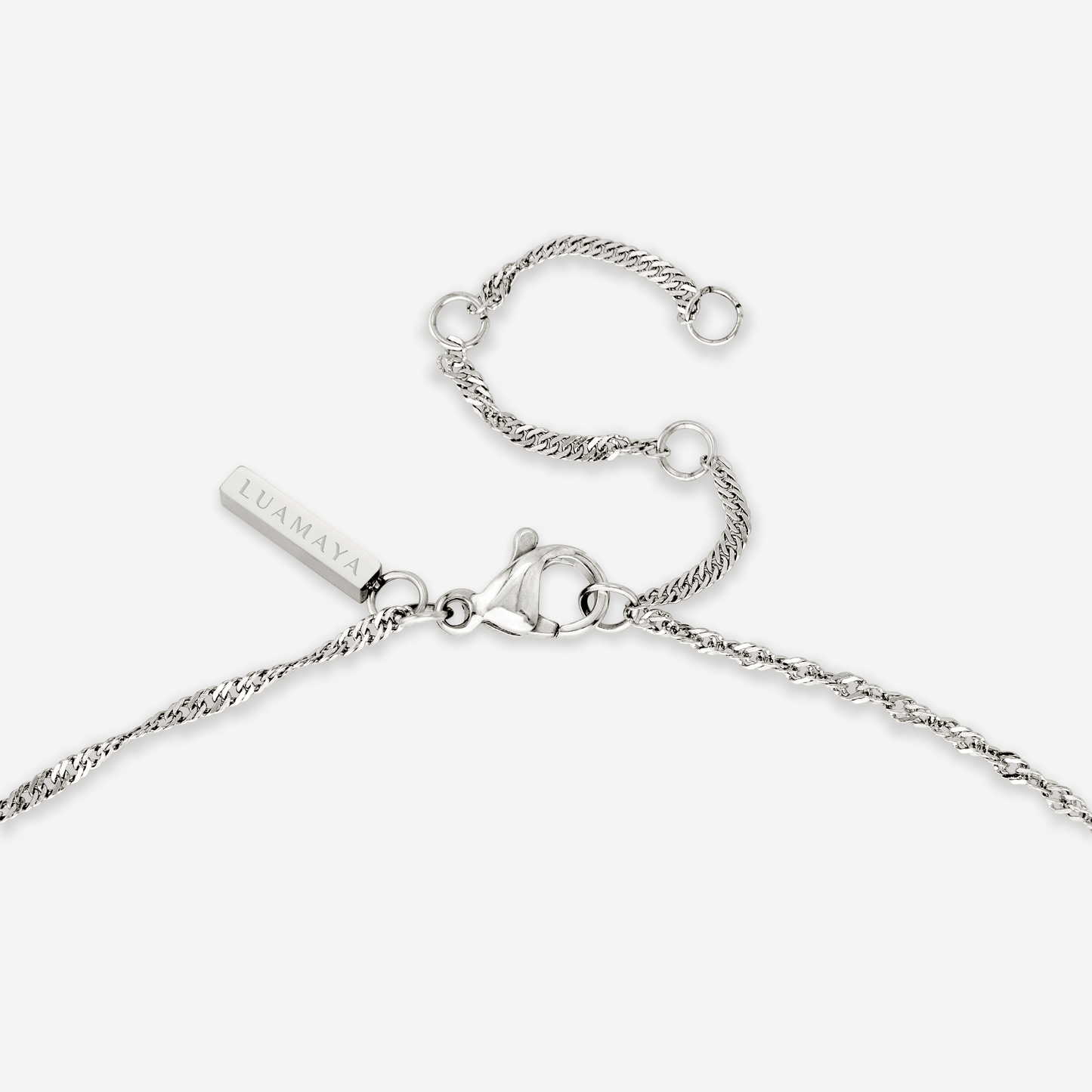 Bedazzle my Pretzel Collana Argento
