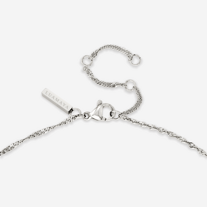 Bedazzle my Pretzel Collana Argento