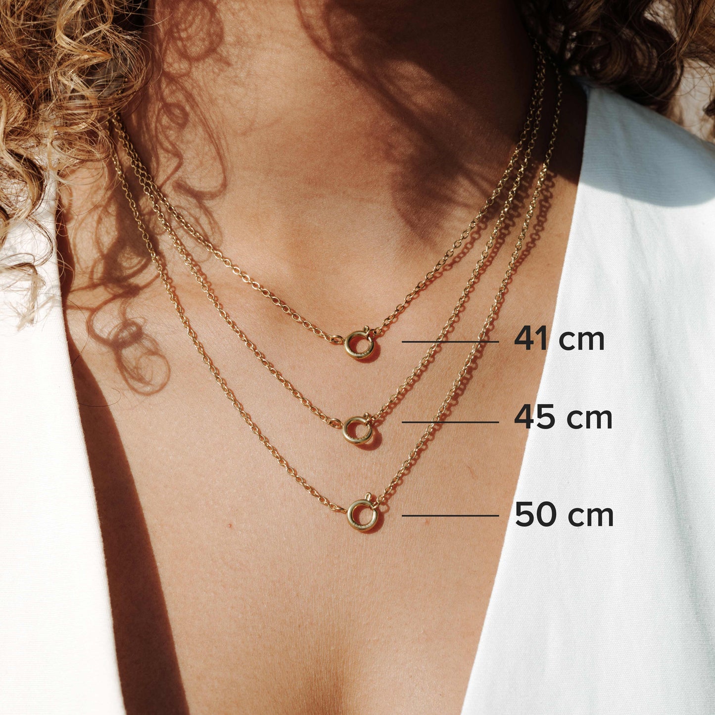 Classic Chain Charm Collana Oro