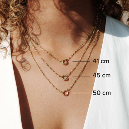Classic Chain Charm Collana Oro