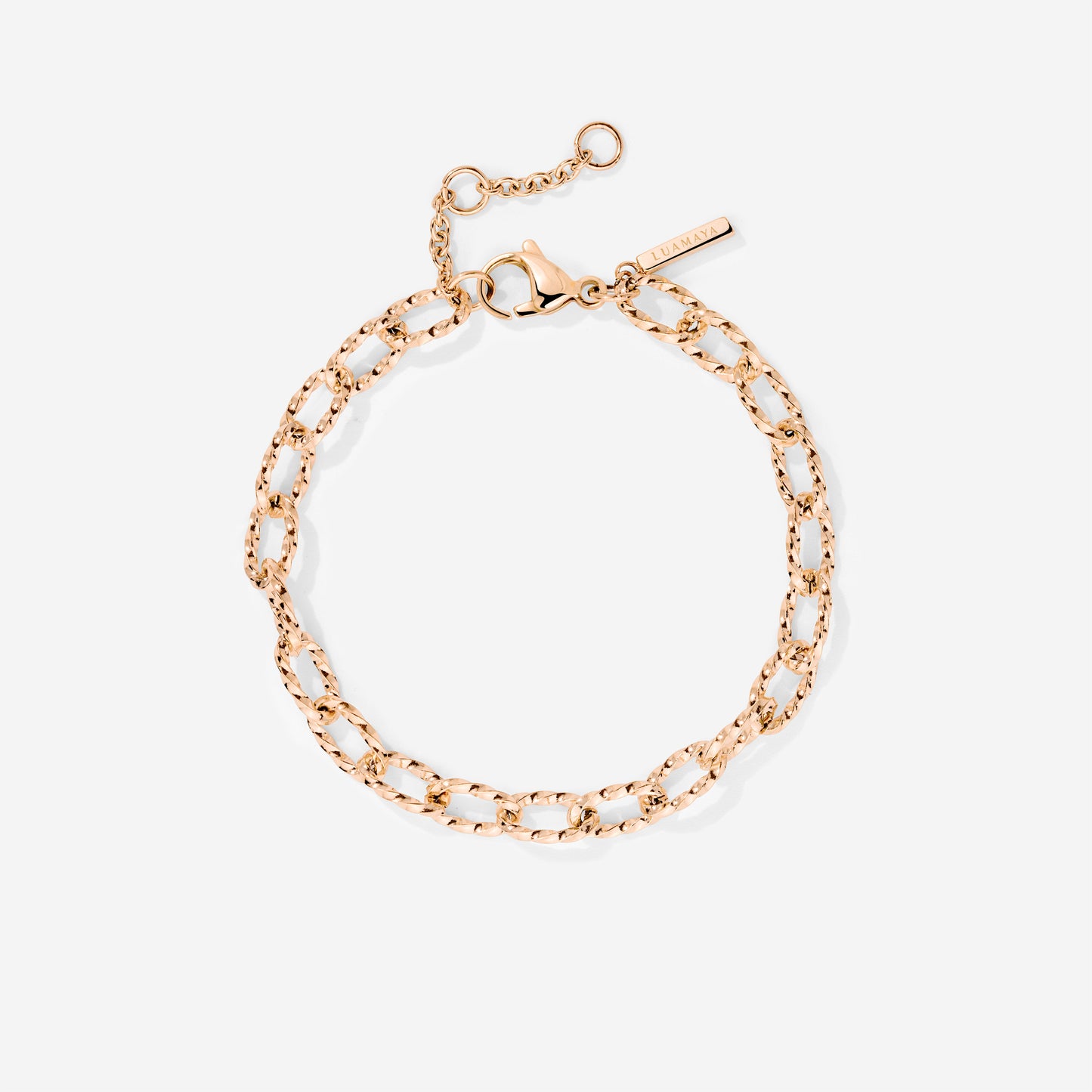 Fantasy Chain Bracciale Oro Rosa