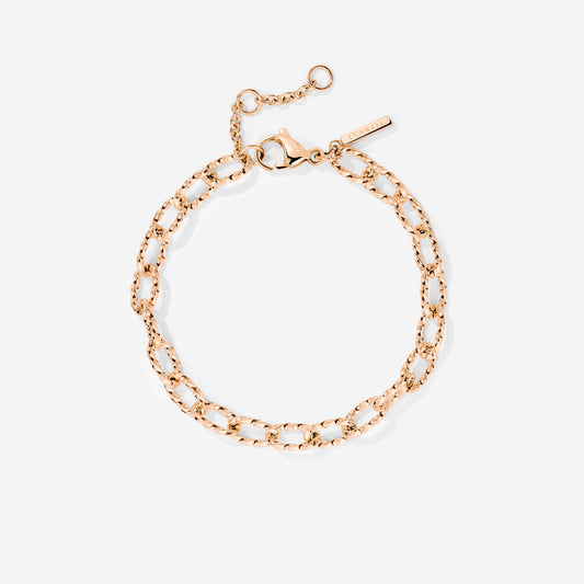 Fantasy Chain Bracciale Oro Rosa
