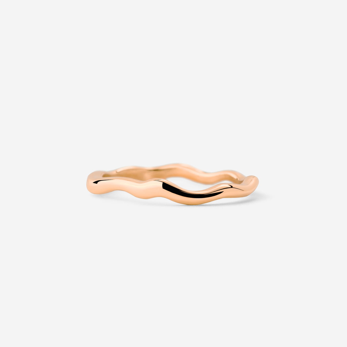 Flowing Anello Oro Rosa