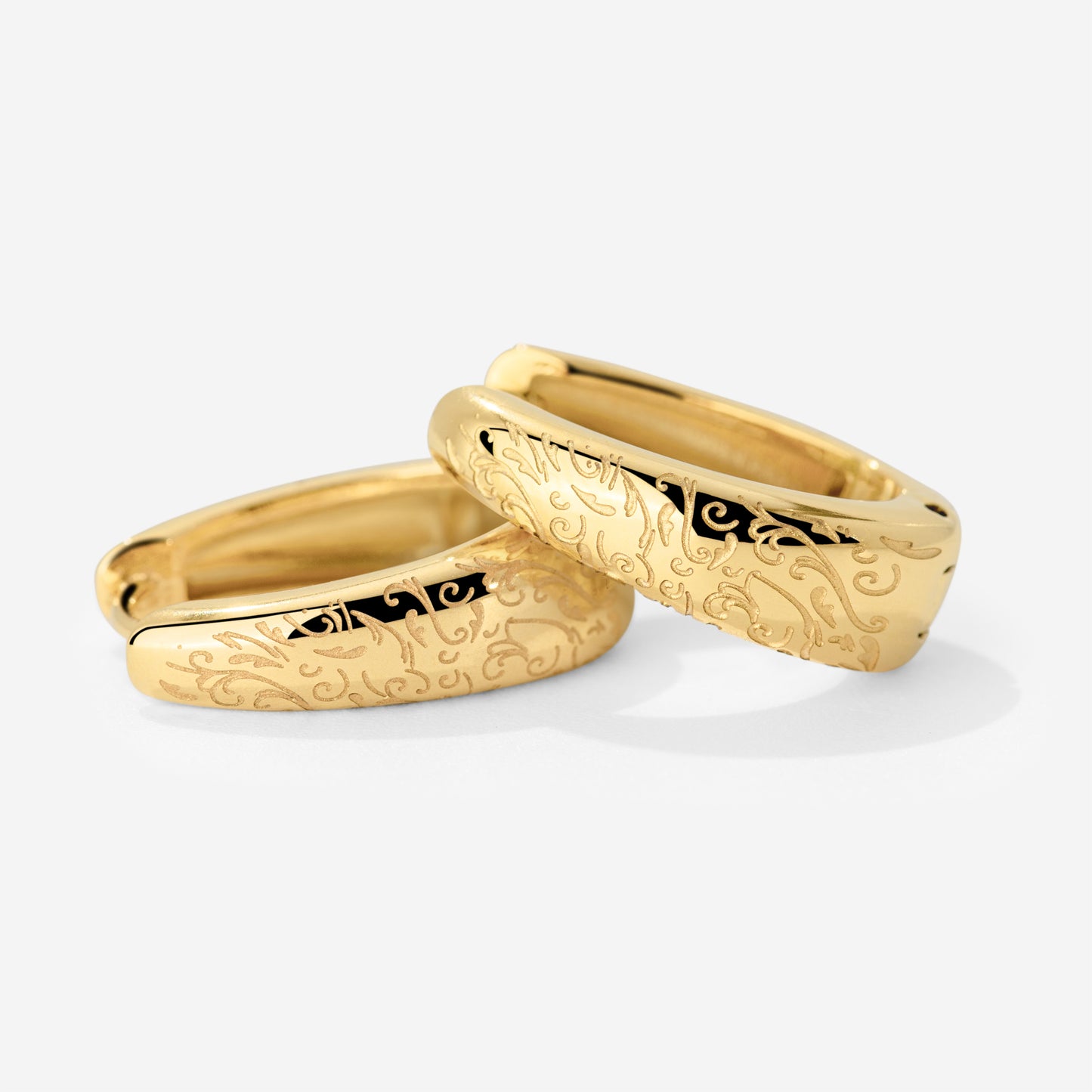 Desert Glow Hoops Gold