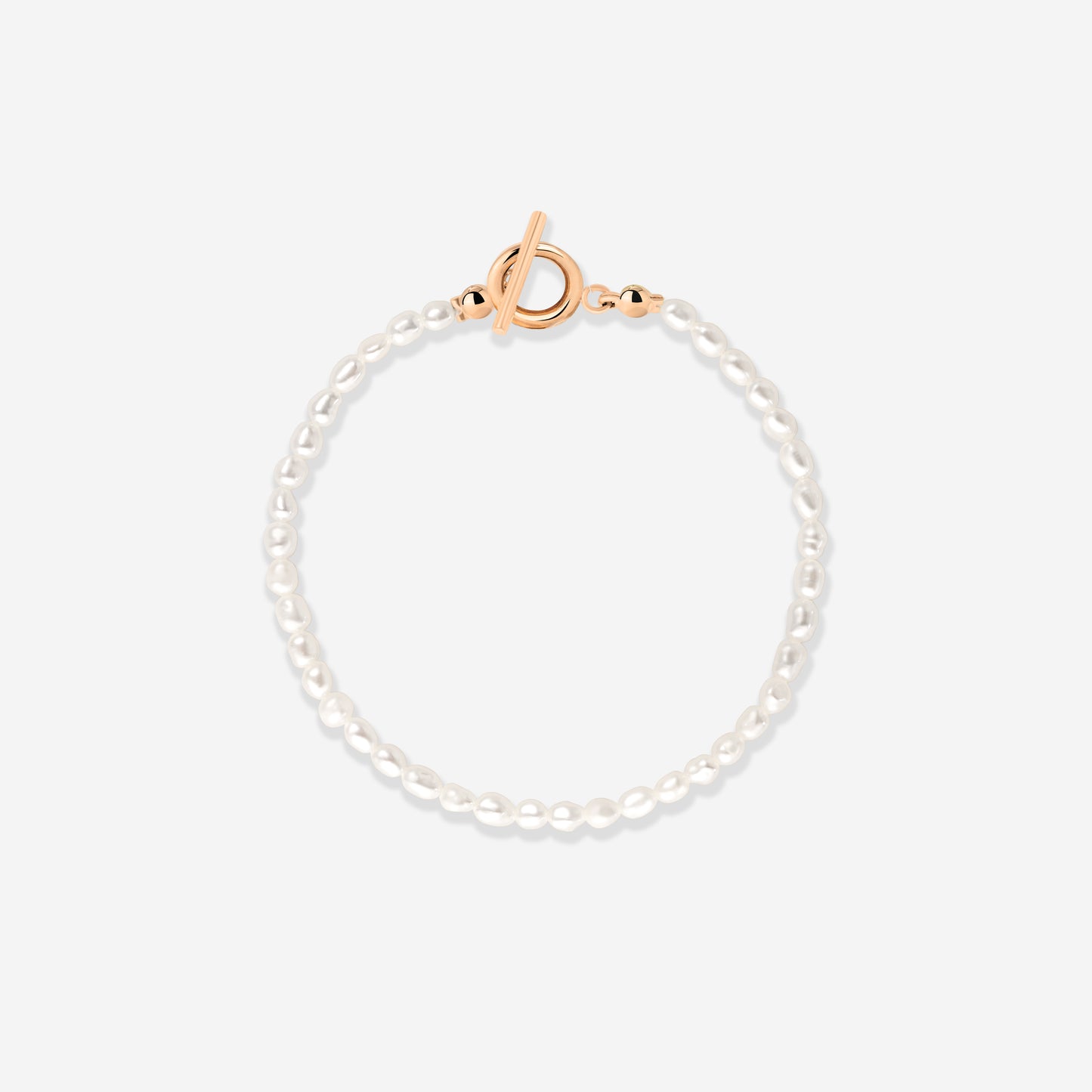 Lenis Loving Pearl Bracciale Oro Rosa