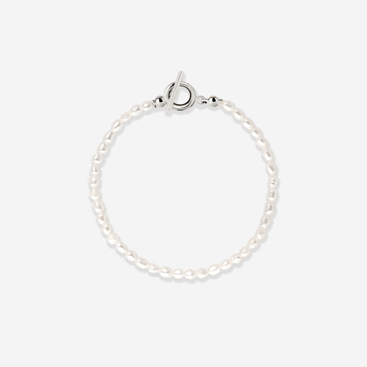 Lenis Loving Pearl Bracciale Argento