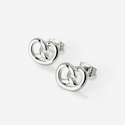 Pretzel Babe Orecchini Argento