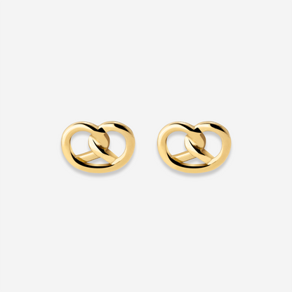 Pretzel Babe Orecchini Oro
