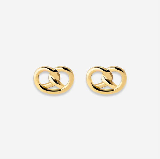 Pretzel Babe Orecchini Oro