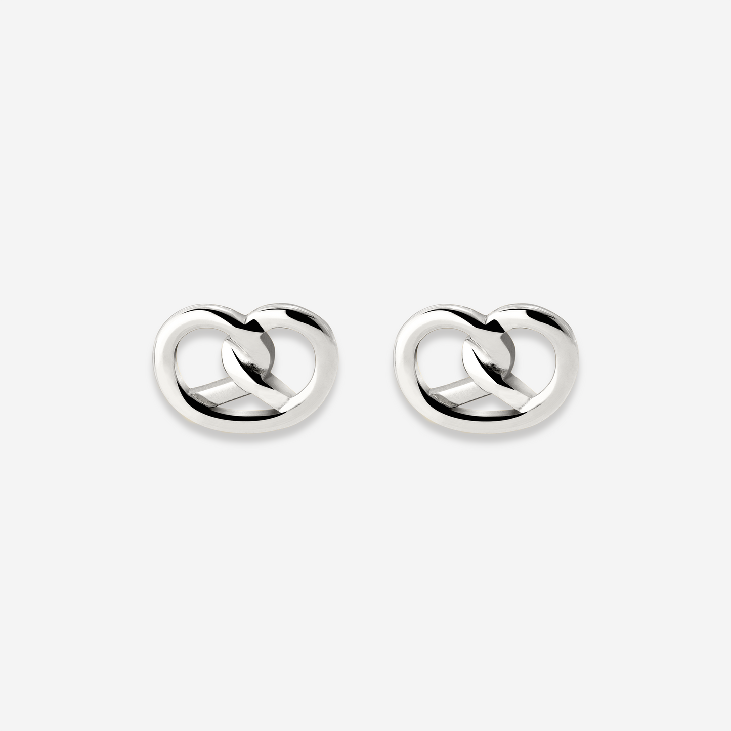 Pretzel Babe Orecchini Argento