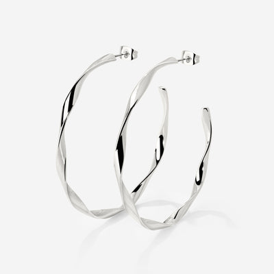 Sahira Orecchini Large Argento