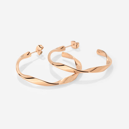 Sahira Orecchini Medium Oro Rosa