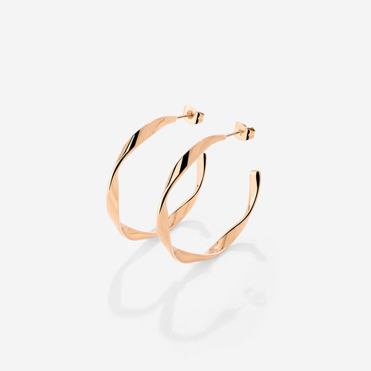 Sahira Orecchini Medium Oro Rosa
