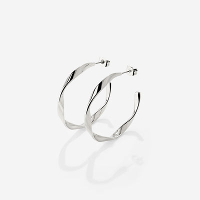 Sahira Orecchini Medium Argento