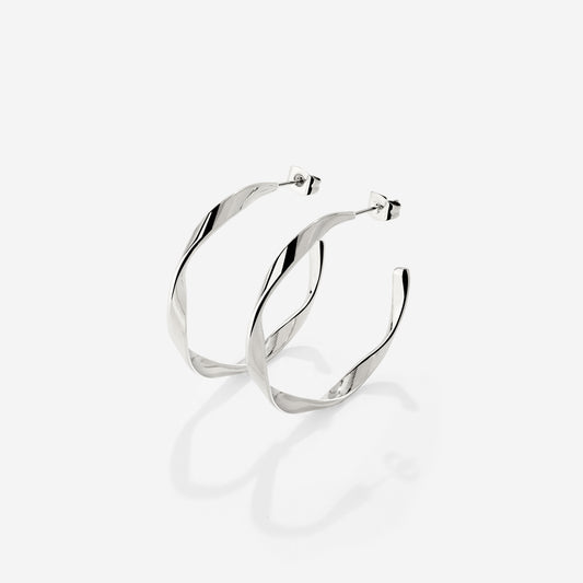 Sahira Orecchini Medium Argento