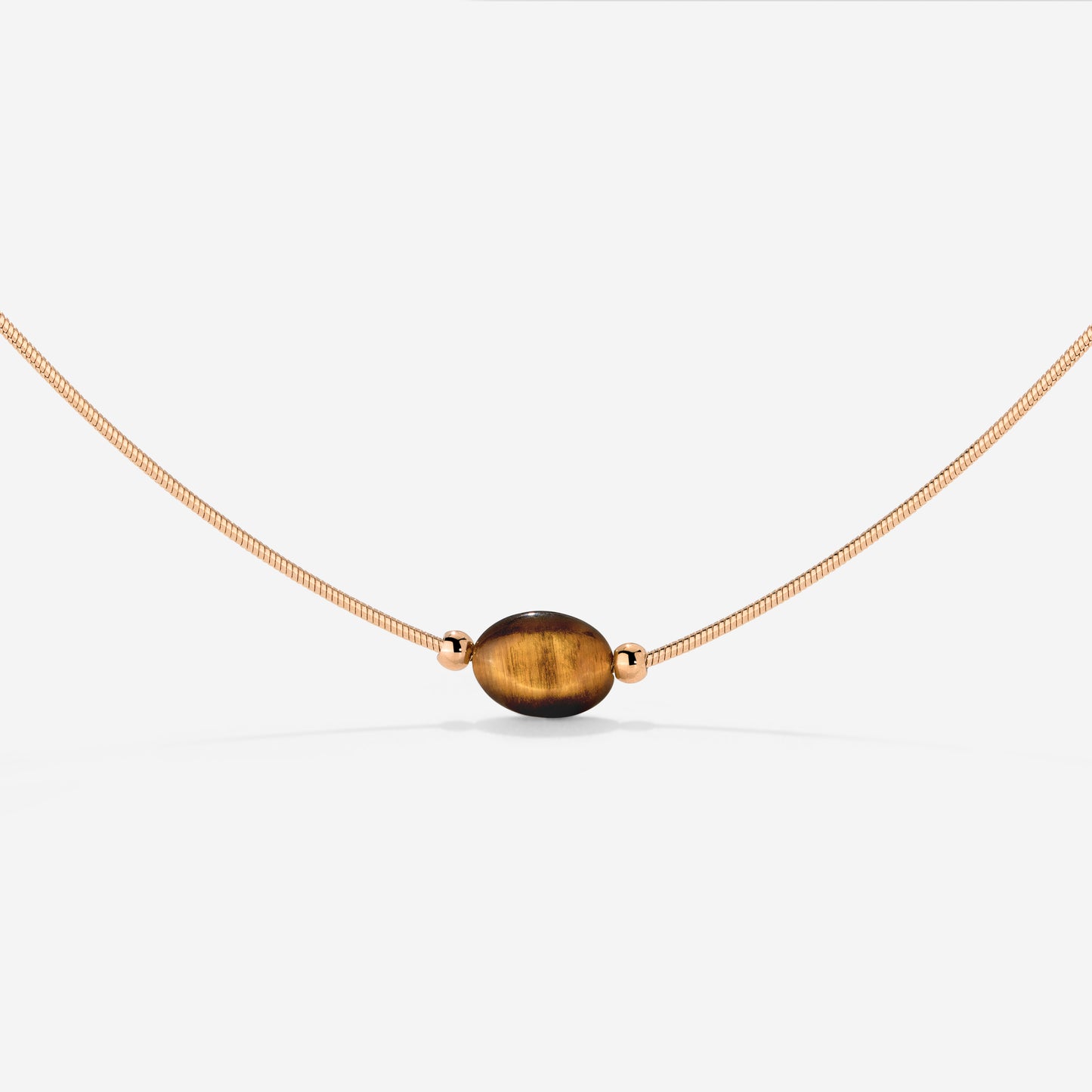 Sunflare Gem Choker Oro Rosa