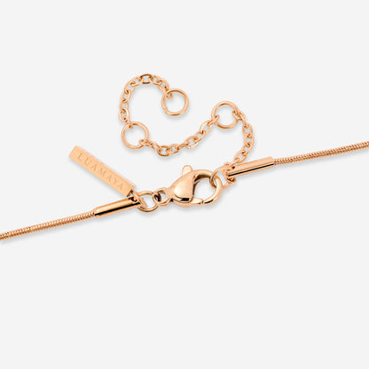Sunflare Gem Choker Oro Rosa