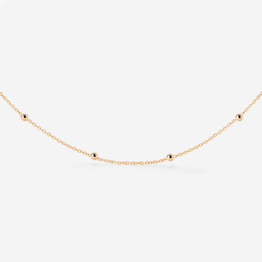Aline Choker Oro Rosa