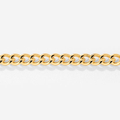 Curb Chain Collana Oro