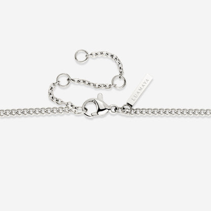 Curb Chain Collana Argento