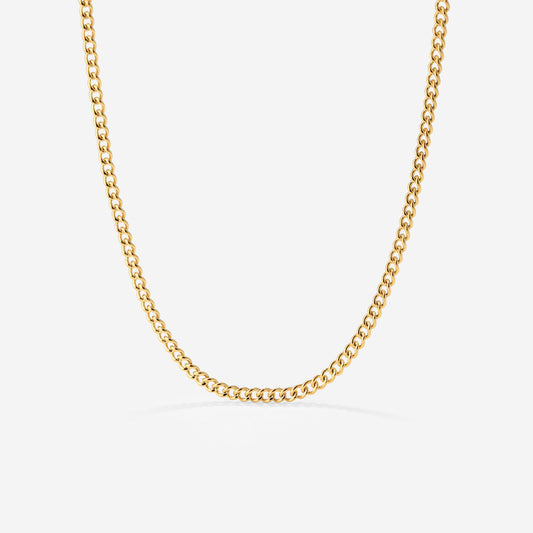 Curb Chain Collana Oro