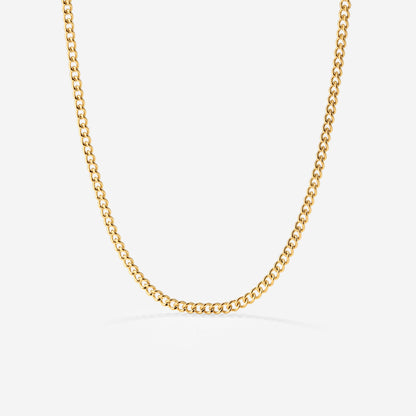 Curb Chain Collana Oro