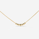 Curvy Beads Choker Oro
