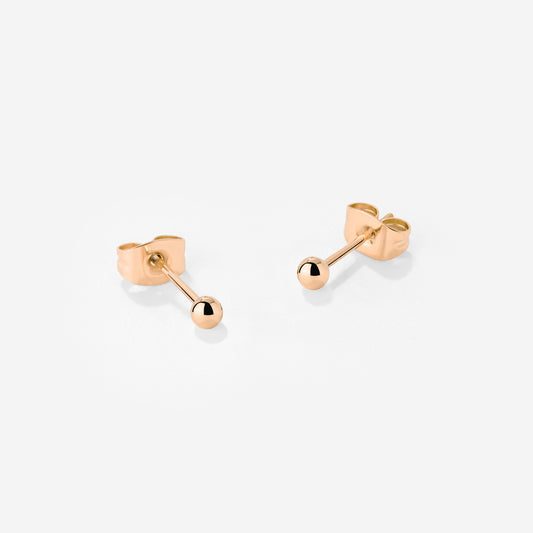 Delicate Bead Orecchini Oro Rosa