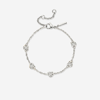 Glass Heart Bracciale Argento