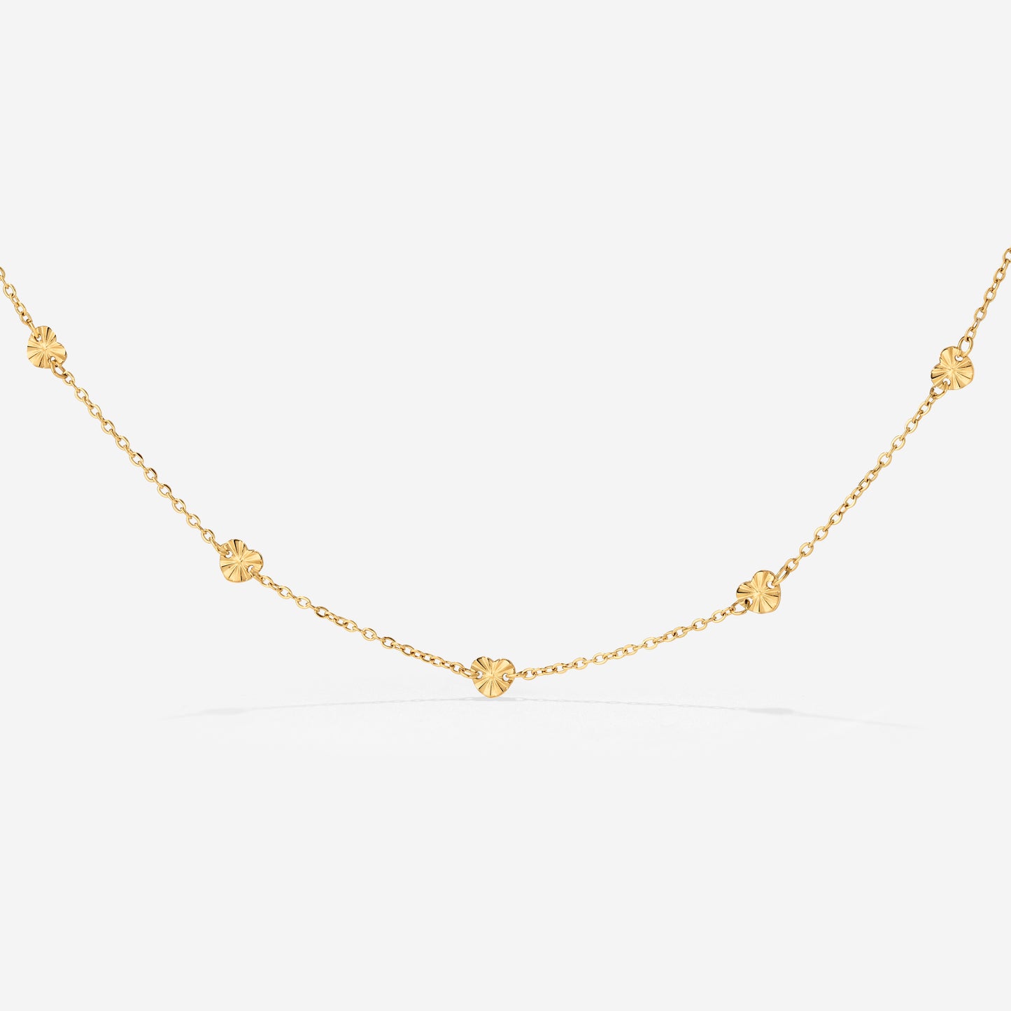 Glass Heart Collana Oro