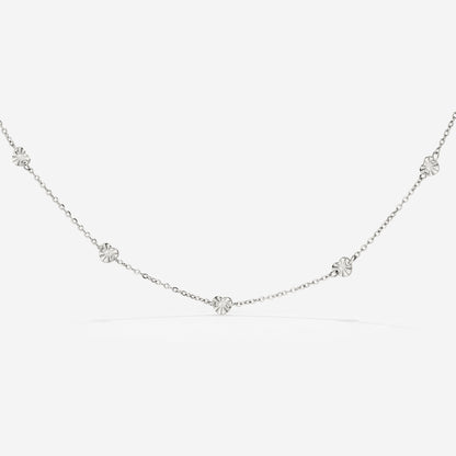 Glass Heart Collana Argento