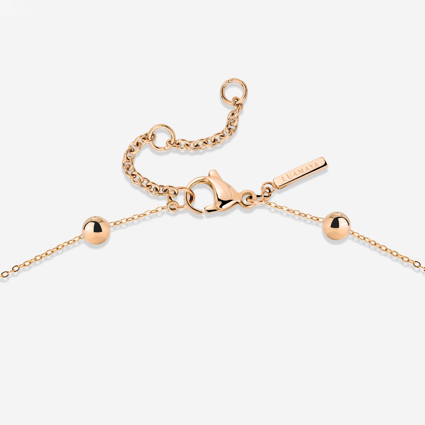 Infinite Beads Necklace Roségold