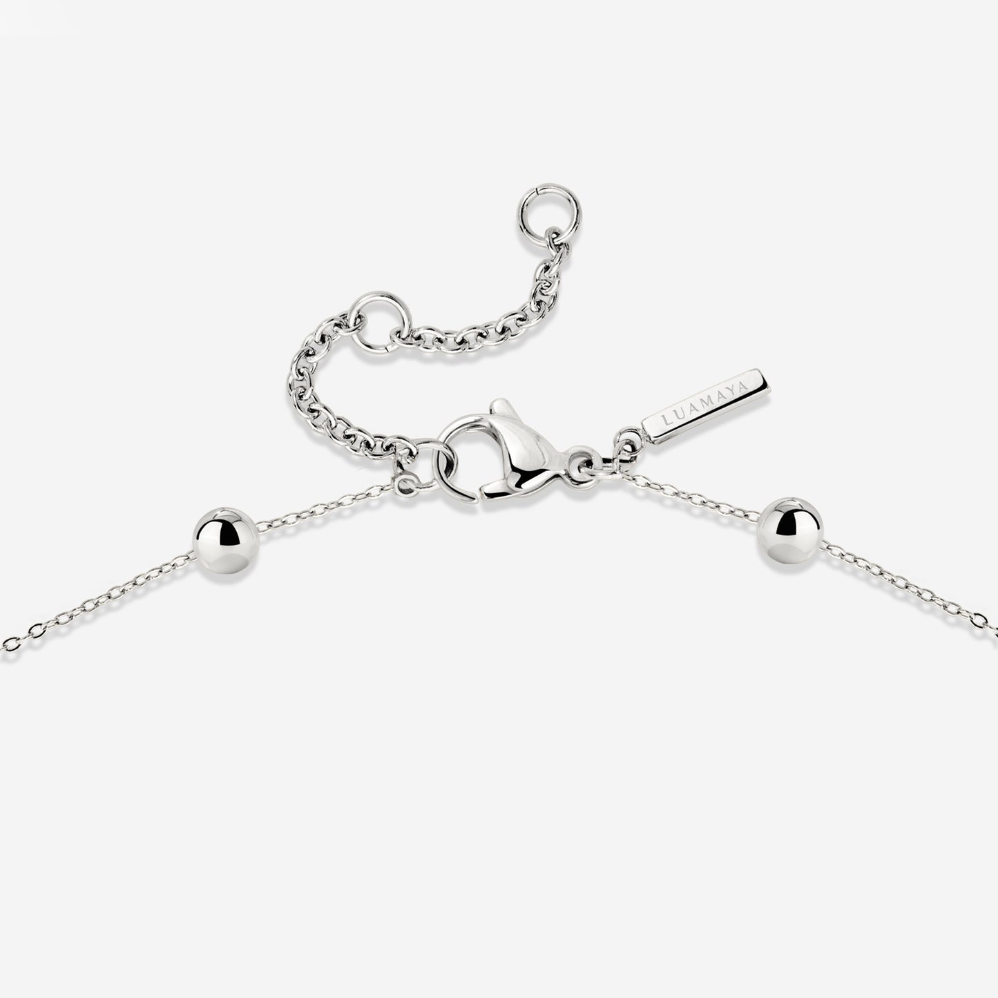 Infinite Beads Necklace Silber