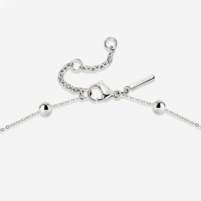 Infinite Beads Necklace Silber