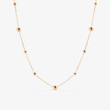 Infinite Beads Collana Oro Rosa