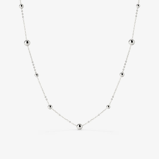 Infinite Beads Collana Argento