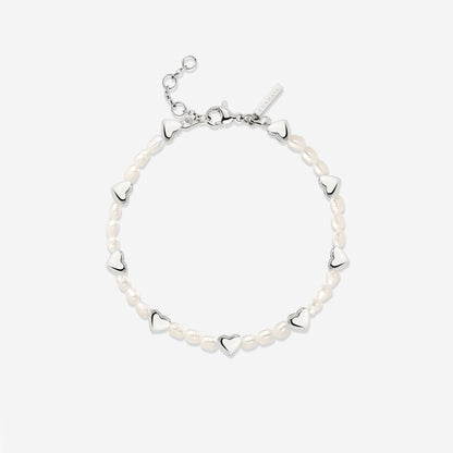 Love Pearls Bracciale Argento